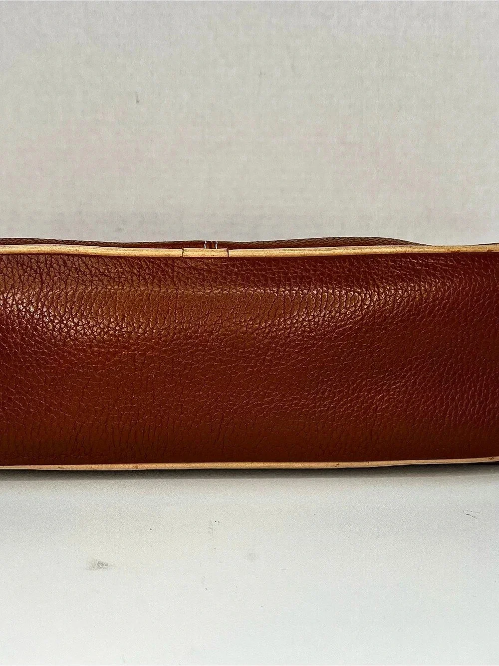 Dooney & Bourke Pebble Grain Hobo Leather Shoulder Bag Brown & Tan